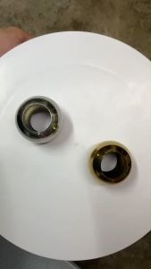 บอลกลมสวมท่อสแตนเลส เกรด304 (สีเงิน-สีทอง) ขนาด รู 3/4 แข็งแรงทนทาน จัดส่งไว