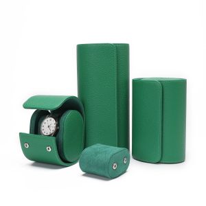 1/2/3 Grid Watch Travel Case Portable Organizer Luxury Watch Roll Travel Box Pu Leather Watch Storage Display for Men and Women
