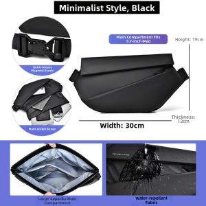 NPC | Magnetic Buckle Multi-functional Sling Bag