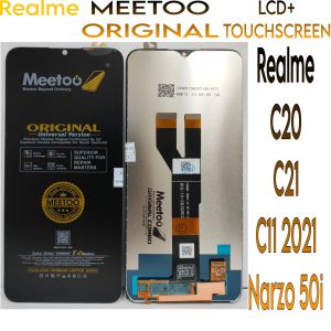 LCD TOUCHSCREEN REALME C20/C21/C11 2021/NARZO 50i meetoo original FULLSET