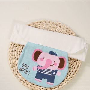 Boy / Girl Sweat Back Towel Baby Breast Feeding Towels Organic Cotton Bib Burp Towel Baby  Burping Pad Back Towel