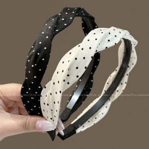 PINK EMPRESS | Dots Design High Styling Secure Headband