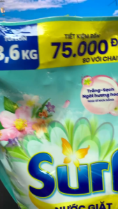 NG SURF hương sương mai dịu mát túi 3.6kg