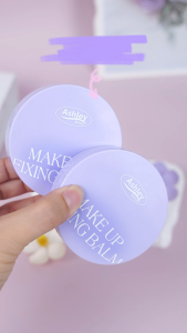 Ashley Shine Fixing Balm Purple Setting Powder Naturally Brightens Skin Tone Controls Oil AS8182