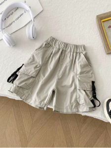Boys Five-Quarter Cotton Shorts Casual Summer Pants Breathable Comfortable Pure Cotton Boys Clothing Spring Autumn Kids Outfits