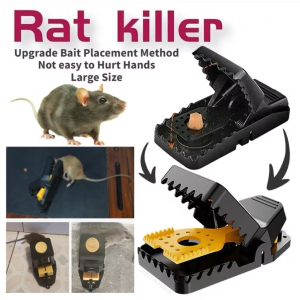 Upgraded Large Mouse Rat Traps - Safety High Sensitive Snap Big Plastic Mouse Trap Rodent Catcher