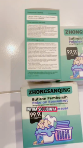 Pembersih pakaian konsentrat menghilangkan noda membandel pada pakaian