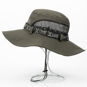 Outdoor Fishing Cap Mens Summer Sunshade Hat UV Protection Large Brim Flat Top Cotton Polyester Casual Style Spring Autumn