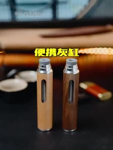 JIULONGZHAO ที่เขี่ยบุหรี่แบบพกพาที่เขี่ยบุหรี่ในรถไม่ทิ้งเถ้า