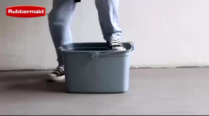 22L Rubbermaid pail Thick plastic separate water buckets Carry Caddy Hotel cleaning tools basket