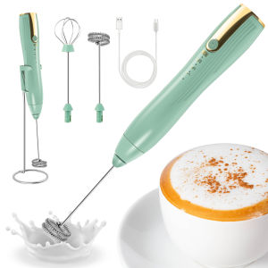 Wireless Electric Milk Frother Whisk Egg Beater USB Rechargeable Handheld Coffee Blender Milk Shaker Mixer Foamer Food Blender