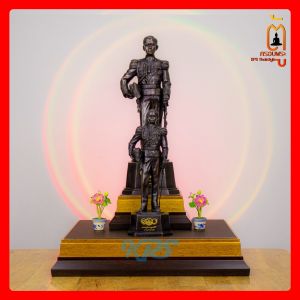 ฐานพระ สีโอ๊คทอง สูง2นิ้ว ฐานรองพระ แท่นวางพระ แท่นรองพระ ฐานวางพระ ฐานตั้งบูชาพระ แท่นบูชา ที่วางพระ