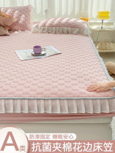 Class a Antibacterial Ice Silk Cotton Bed Canopy Summer New Arrival 2025 Cool Mat Bed Sheet Cover Mattress Protector