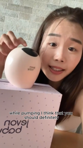 Jevon Baby Breast Pump (Single Pump) - Includes 30 pcs Milk Storage Bags +  1 Online Workshop