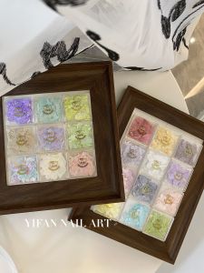 Yifannail [Ultra-Thin] ~ High-Quality Easiest for Match Asymmetrical Mica Film Magic Color Shell Patch Nail Ornament P85