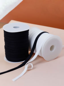 Băng Viền Cotton Gấp Đôi Không Cần Ủi Cho Quần Áo Trẻ Em Viền Cổ Áo Ép Vải Mỏng Dệt Kim Viền Viền Khóa