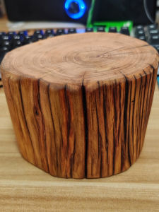 Thick Base Taihang Wood Tea Cup Mat Retro Chinese Style Handmade Heat Insulation Mat Strong Milk Flavor Kettle Pad