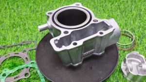 เสื้อสูบ พร้อมลูกสูบแหวน ปะเก็น HONDA CBR150I รุ่นหัวฉีด CBR150 รุ่นคาร์บู ลูกเดิม สแตนดาร์ด 63.50มิล รหัส KPP