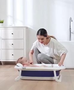 COD SHENAR Foldable Baby Bath Tub / Bak Mandi Lipat
