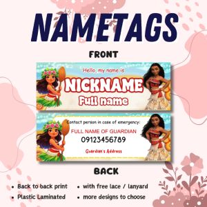 School Name Plate Name Tags Printing Plastic Laminated