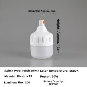 Outdoor USB Charging Full Power LED Bulb