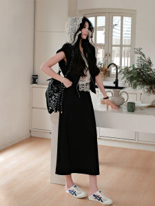 MIUCO | Đầm Hooded Voan Dây Nơ Buộc Eo