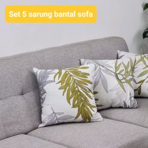 Pas Online - SET 5 Pcs Sarung Bantal Sofa 40x40 cm - SL40