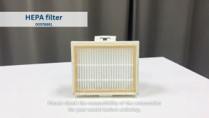 Bosch Accessories 00578861 High Performance Hygiene Filter