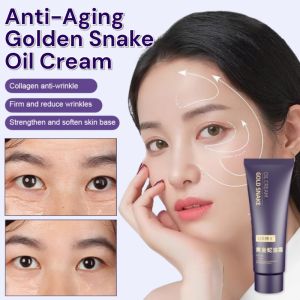 Wrinkle Busters: Golden Snake Oil Cream Anti-Aging Moisturizing Cream Firming Lifting Face Cream Fade Fine Lines Skin Care