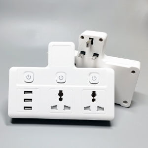 Mẫu Mới Phiên Bản Hồng Kông Của Bảng Kéo Tiếng Anh Phiên Bản Tiếng Anh Có Ổ Cắm USB Đầu Cắm Kiểu Anh Gia Dụng Màu Trắng Thông Dụng