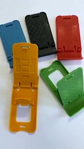 3/5Pcs Mini Plastic Mobile Phone Holder Portable Foldable Desk Stand Phone Holder Universal Adjustable Lazy Mobile Phone Bracket Samsung Xiaomi IPhone Smartphone Holder