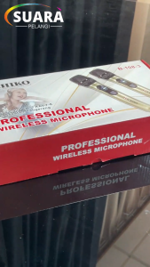 MAIKET Karaoke Wireless Microphone mic bluetooth karaoke tanpa kabel Windproof and noise-resistant bisa di charger Profesional Mic