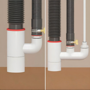 PAMPAS | Multi-function 3 Way Drainage Hose for Washing Machine and Dryer 50mm