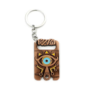 Bandai | Tears of the Kingdom Purah Pad Keychain Zeldas Master Sword Link Hero Hylian Shield Pendant Keyring For Fans Collect Jewelry