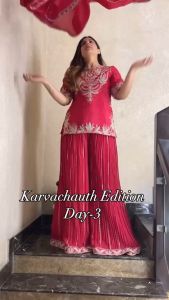 [PRE ORDER : 10 DAYS]  SIZE:-M-TO XXL READYMADE Designer Indian Pakistani Salwar Kameez