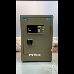 Tiger Fingerprint Combination Safe Hotel Jewelry House Safe Home Wireless Combination Safe ES Certified Office Independent Double Layer Intelligent Safe Anti-theft Fireproof Anti-Sawing Anti-Prying Multiple Sizes Single/Double Door