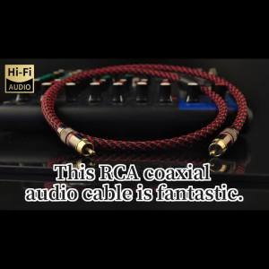 YYTCG | YYTCG 6N OFC Cáp Âm Thanh Đồng Trục Kỹ Thuật Số 75Ohm SPDIF RCA Đực Cho Loa Siêu Trầm Tivi Khuếch Đại Truyền Âm Thanh Chất Lượng Cao
