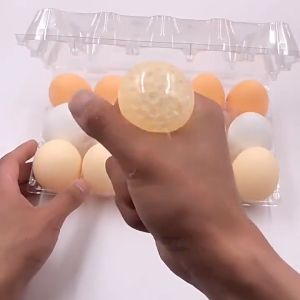 Safe Squeeze Egg Toy Squishy Steam Food for Kids Decompression Stress Relief Squeezing Fidget Toys  玩具鸡蛋捏捏乐
