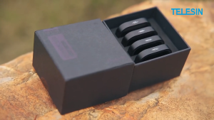 TELESIN CPL ND Filter Lens ND8 ND16 ND32 Filters Len Cover Protector for GoPro HERO 13 12 11 10 9 BLACK