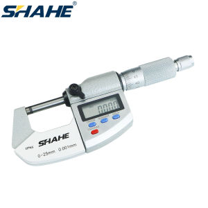 SHAHE IP65 Waterproof Digital Outside Micrometer Gauge 0.001 mm Precision Micron Micrometer Measuring Tool