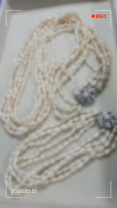 [ Woosilver ] Set Vòng Cổ Trai Gạo Cổ Điển – Secondhand – NTG49