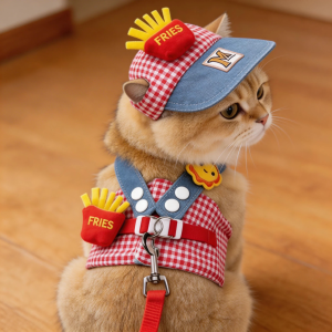 Petone dOrage | Outgoing Cute Escape-proof Kitten Harness and Leash