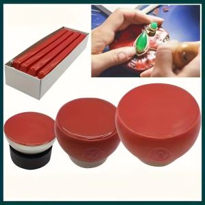 360° Rotatable Stainless Steel Micro-Inlay Wax Ball Tool for Jewelry Engraving Diamond Ring Setting Wax Seal Crafts Accessories
