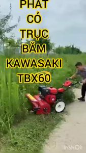 Máy cắt cỏ trục băm 10HP Kawasaki thương hiệu nhật bản