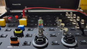 Lampu Stop Rem Belakang Jelly 4 Warna 32 Mata LED Warna Rainbow RGB Arus DC 12V Soket Kaki 2 1157