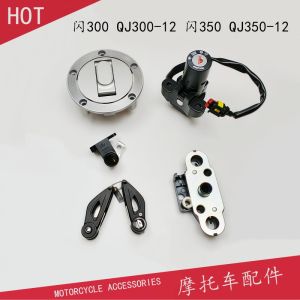Complete Set Locks for QJ300-12 Flash 300 And QJ350-12 Flash 350 Motorcycle Fuel Tank Cap Switch Locks by Rui Tai Power