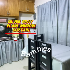Rod Pocket Curtain (non-ring)Geena Plain /window 70inches/Door 80inches-sold per piece bambies