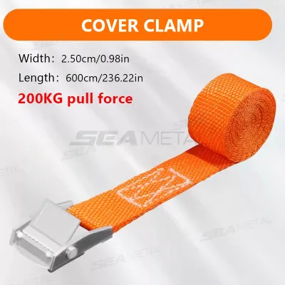 BLALION 3/4/6M Cargo Strap With Buckle Tie-Down Belt Motorcycle Car Bicycle Tow Rope Strong Ratchet Fixing Belt for Luggage Bag
