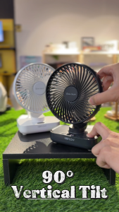 Elysium Table Silent 4 Speed Strong Wind Fan Auto Oscillation Easy Clean Airflow