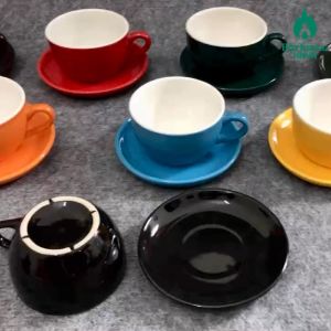 Sỉ Lẻ Bộ ly tách cafe Cappuccino Espresso Bát Tràng đủ màu cốc pha cà phê uống trà đẹp giá rẻ